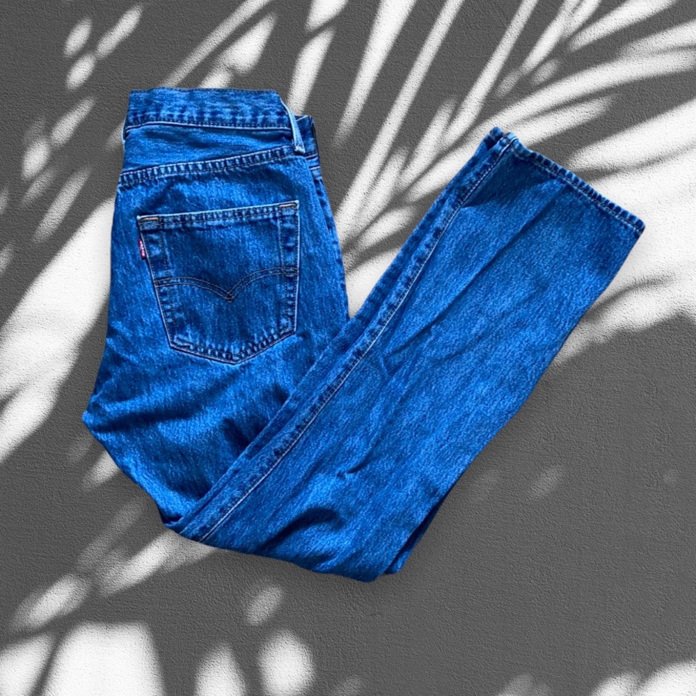 2/$40 RETRO Levis 501 Original Light Wash Button Fly High Rise Dad Jeans